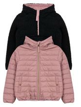 Girls Reversible Hooded Jacket With Sherpa Lining (24/Case)