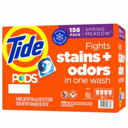 Laundry Detergent Pods (4 Bags/Case)