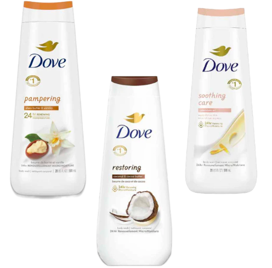 Dove Body Wash (12 Bottles/Case)