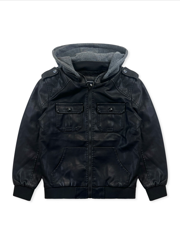 Boys’ Faux Leather Jacket (24/Case)