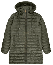 Womens Hooded Puffer Jacket with Sherpa Lining (24/Case)
