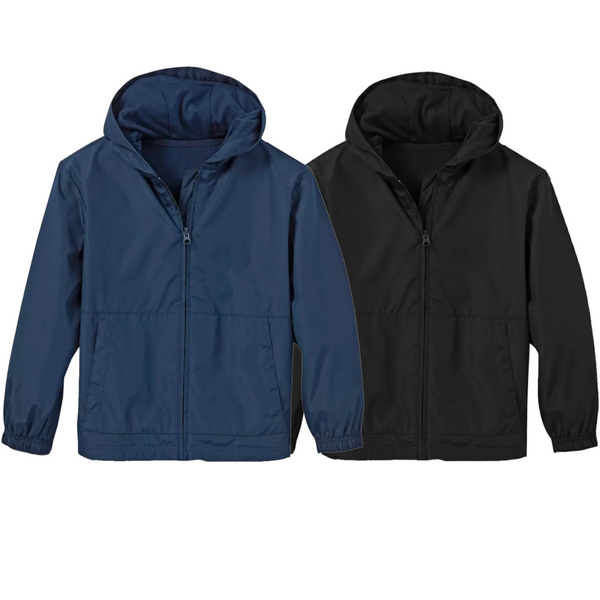 Youth Fleece Lined Windbreaker Jacket (24/Case)