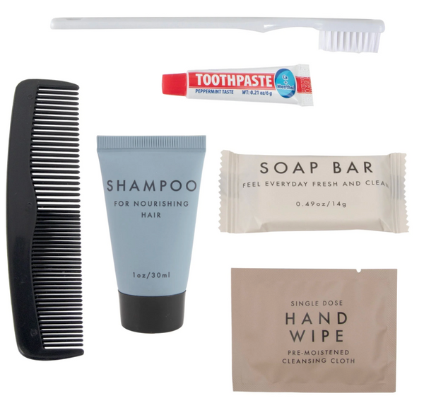 7 Piece Hygiene Kit (100/Case)