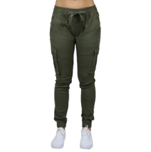 Women's Cotton Stretch Twill Cargo Jogger Pants (24/Case)
