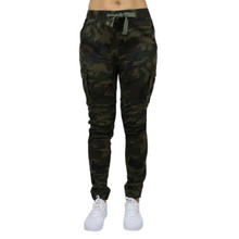 Women's Cotton Stretch Twill Cargo Jogger Pants (24/Case)