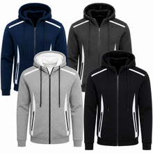 Adult Sherpa-Fleece Lined Hoodie With Reflective Stripes  (6/Case)