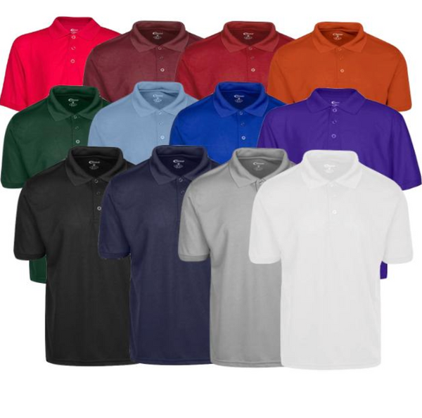 Men's Short-Sleeve Performance Polo (6/Case)