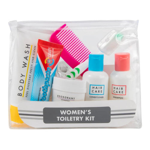 15-Piece Women's Toiletry Kit (25/Case)