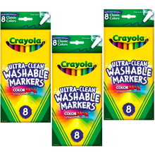 8-Pack Crayola Washable Markers (48/Case)