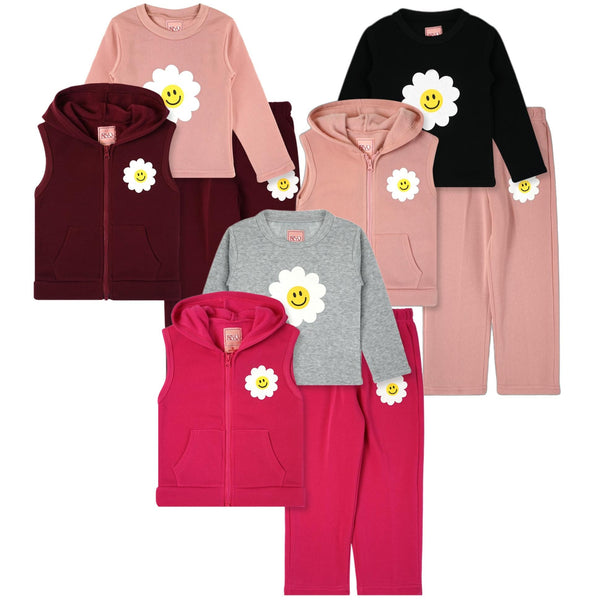 Girls 3 Piece Set (24/Case)