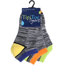 3-Pack Youth Athletic Cushion Sports Socks (60 Packs/Case)