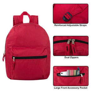 15 Inch Basic Backpack ($6.50/Ea-24/Case)