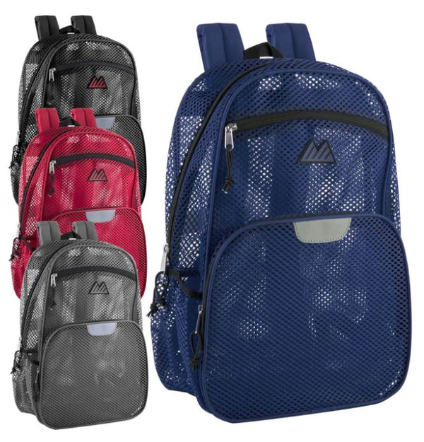 18 Inch Mesh Backpack (24/Case)