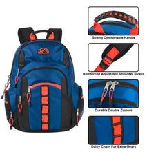 19 Inch Duo Compartment Backpack with Laptop Sleeve - ($22.00/Ea-24/Case)