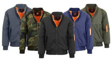 Adult Bomber Jackets (By Size - Assorted Styles)