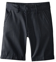 Boys Husky Flat Front Shorts: